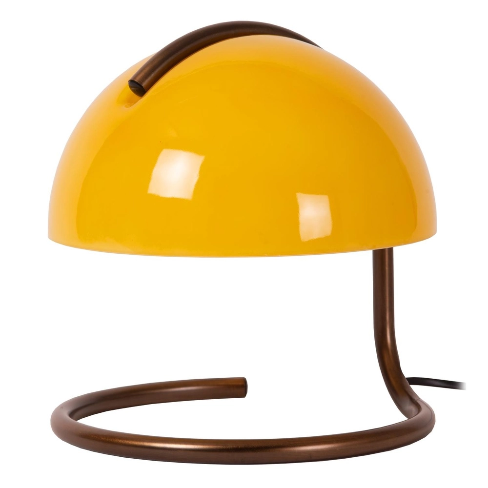 Klassische Tischlampe Cato Orange