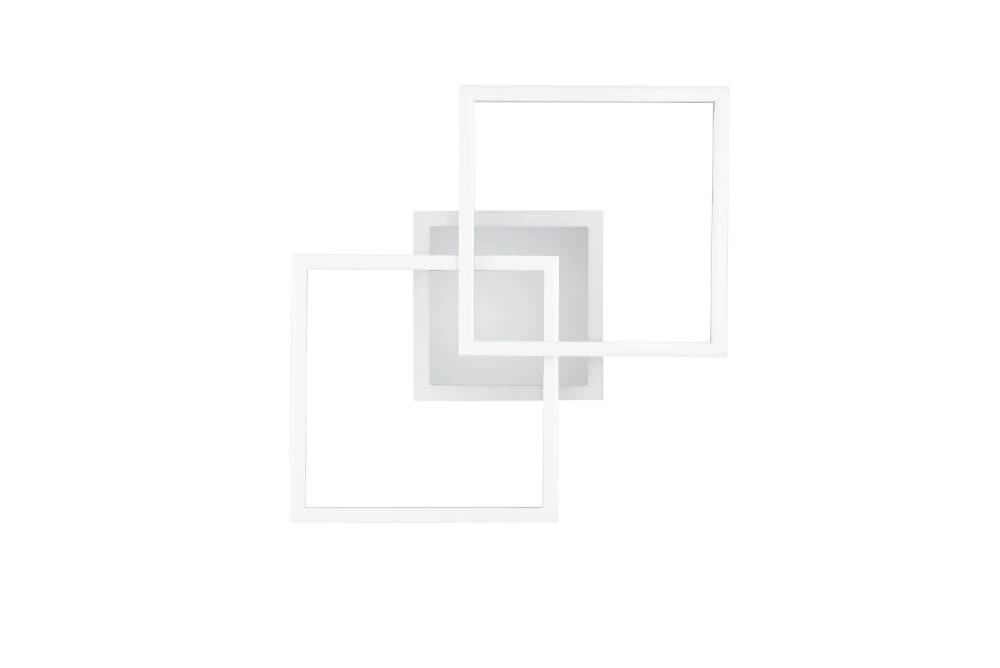 LED-Deckenleuchte Venida Dimmbares 2-flammiges Chrom Trio 4017807521931
