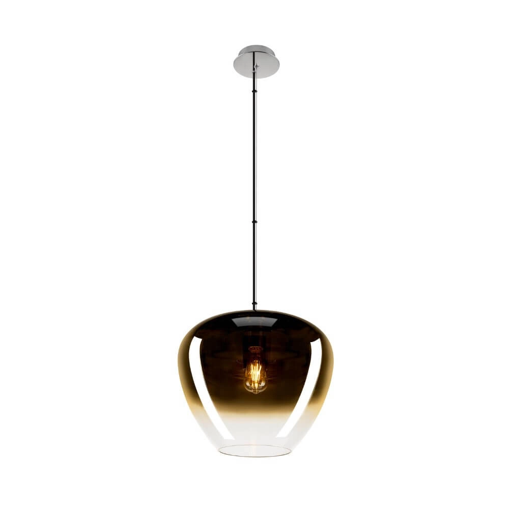 Hängelampe aus Glas Pantilo Ø 40cm - Gold