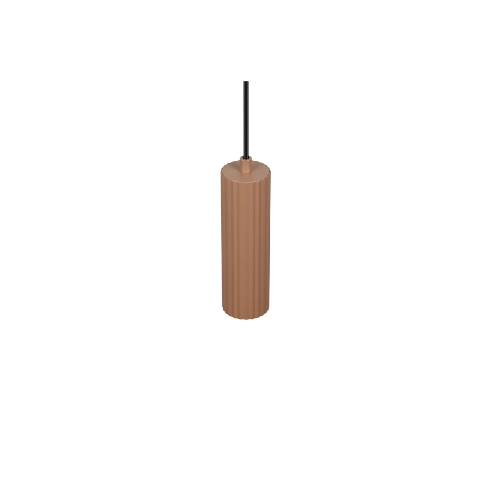 Pendelleuchte Soka Ø 9cm mokkabraun Trio 4017807670127