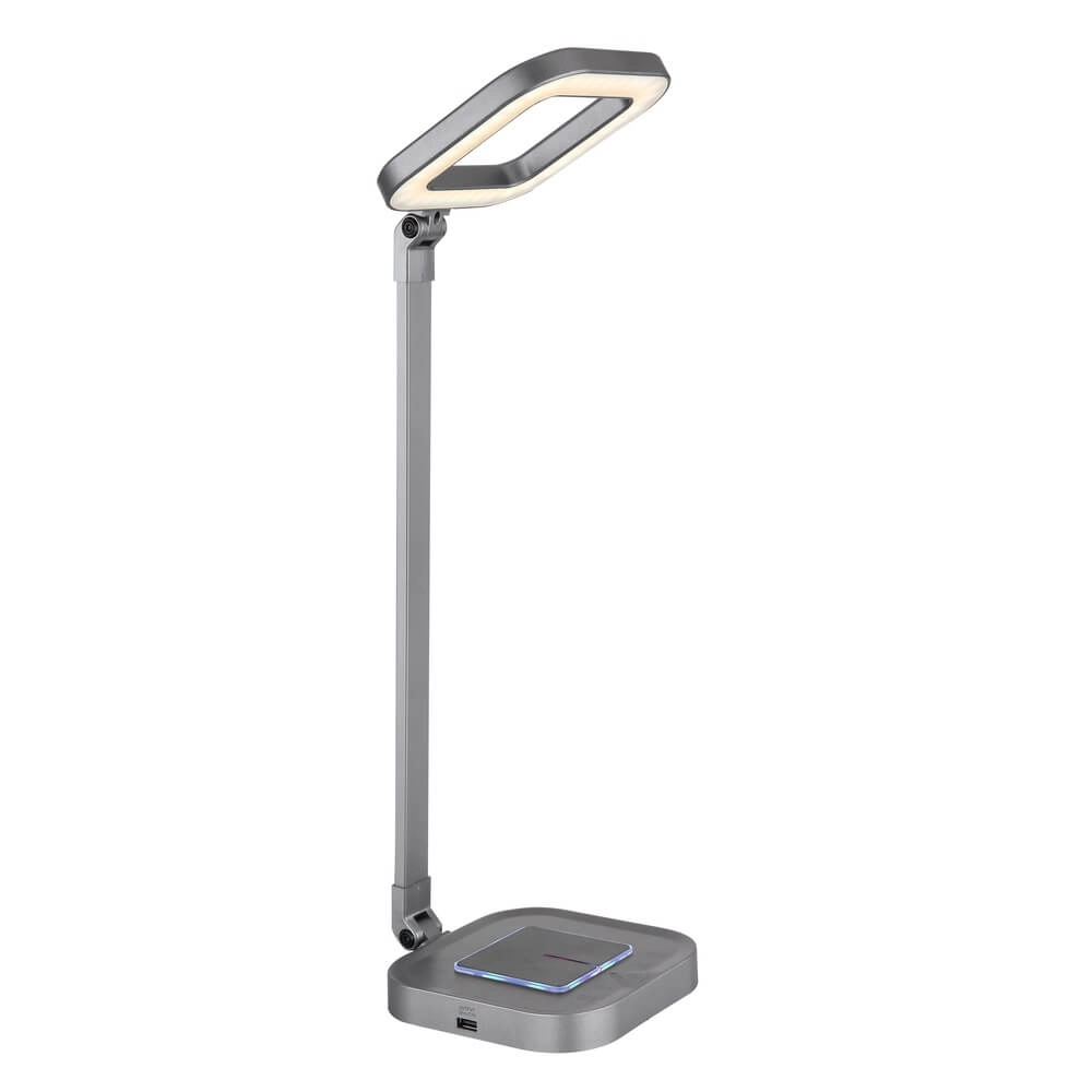 Schreibtischlampe Monaco grau Globo 9007371420391