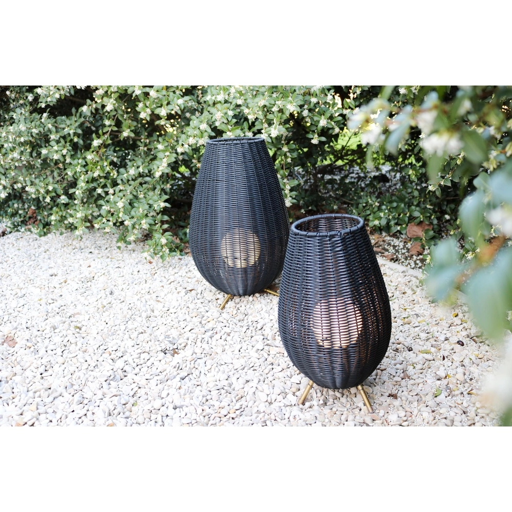 Wiederaufladbare Tischlampe Colin Ip44 Schwarz Lucide 5411212031846