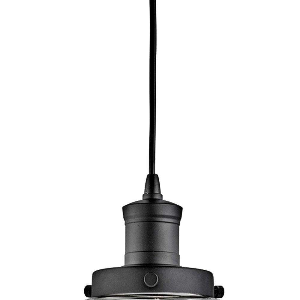 Hängelampe Pyramid Ø 29 cm schwarz Searchlight 5053423057712