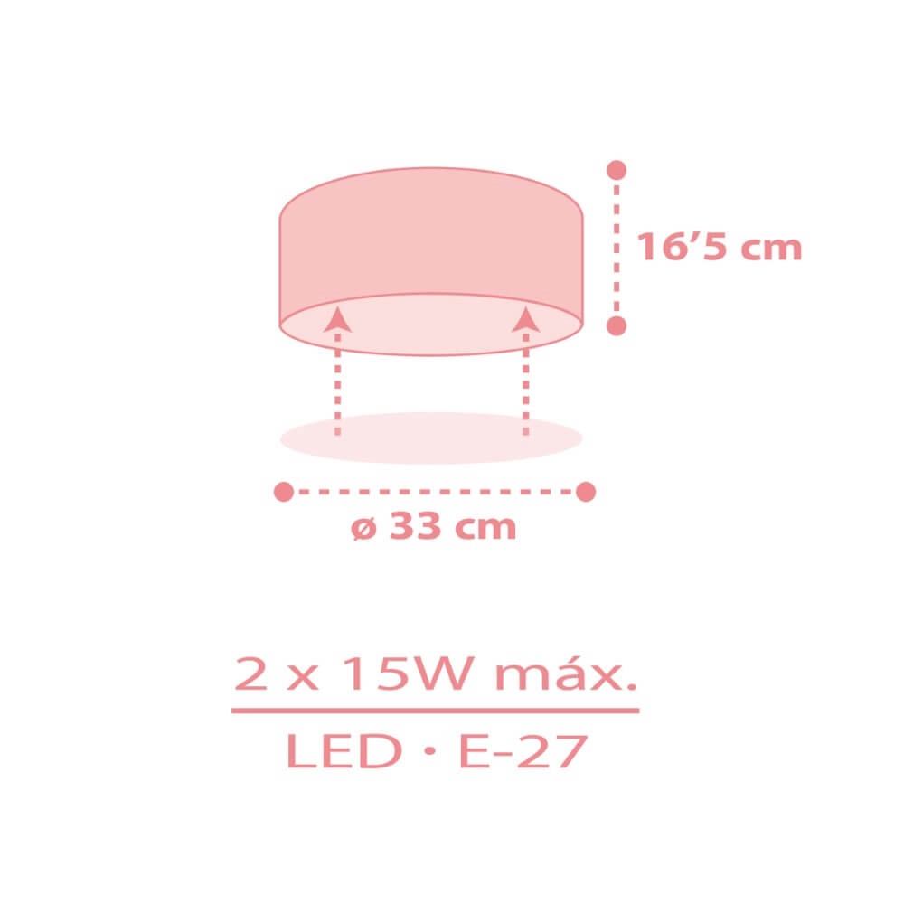 Stern-Deckenleuchte Star light Rosa Dalber 8420406003368