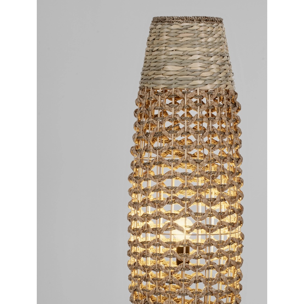Stehlampe Anada braun Ø 33cm Lyora 5212017477484
