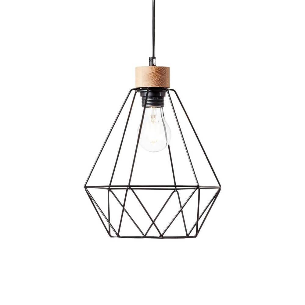 Ø 25cm Hängelampe Drewno ländlich Brilliant 4004353396465