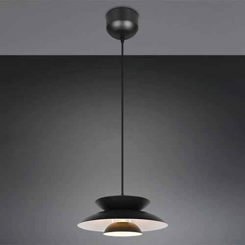 Pendellampendesign Amarila schwarz Ø 40 cm