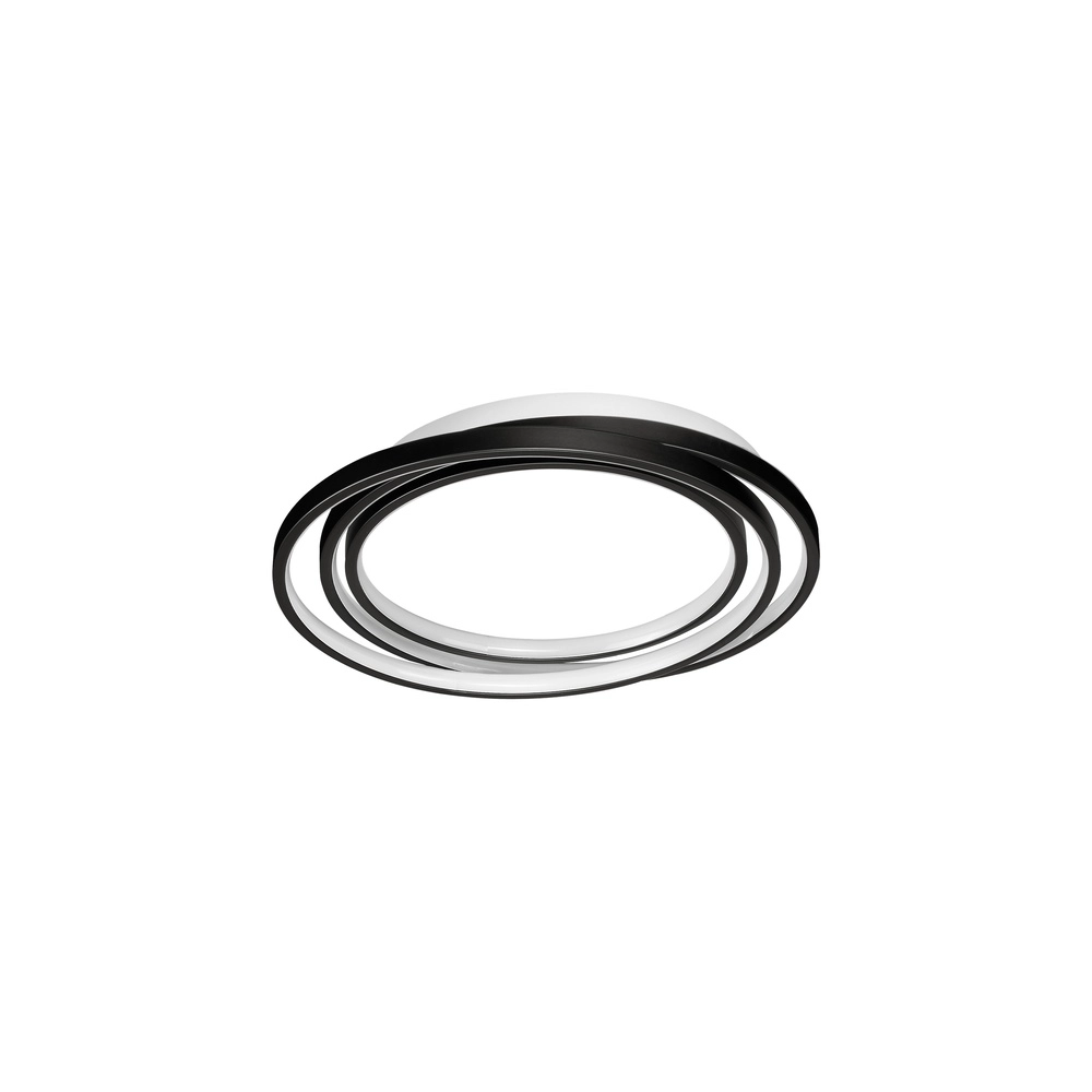 Runde Deckenleuchte Arbor schwarz Ø 44cm Lyora 5212017454928