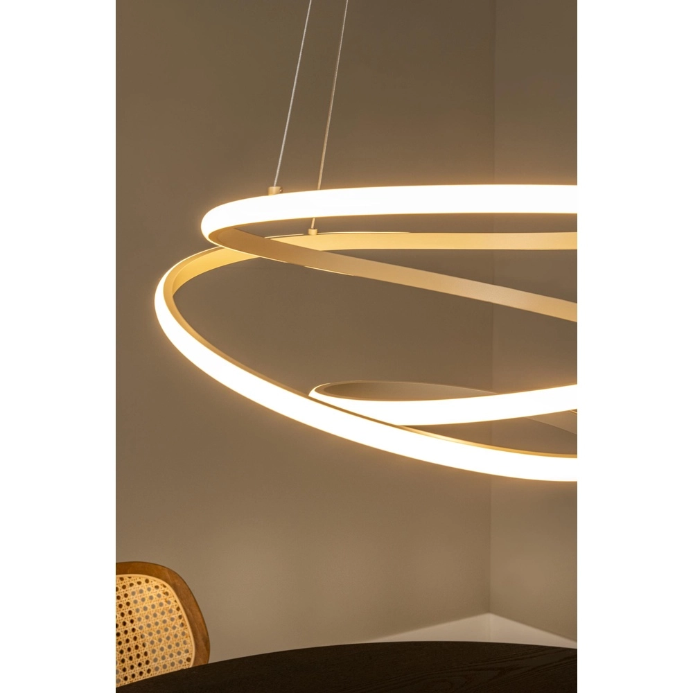 Moderne Pendellampe Espiral sandbraune 40W Lucide 5411212782991