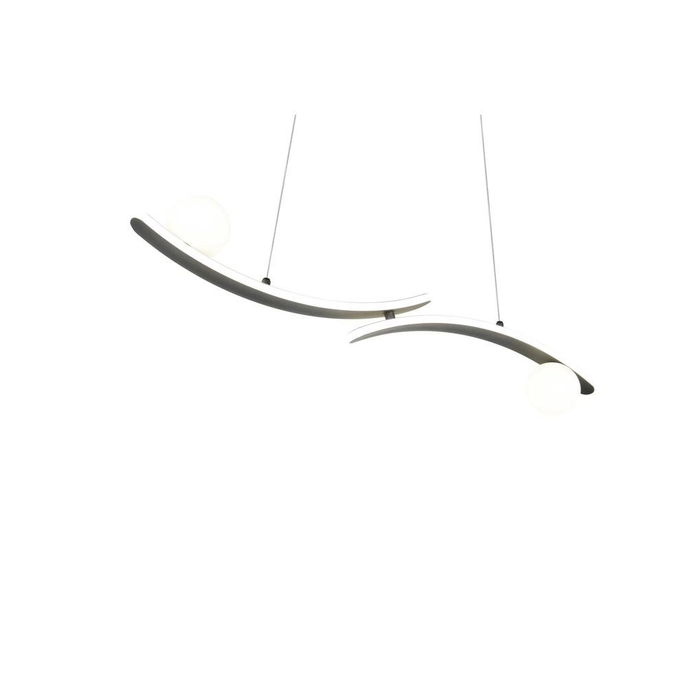Design-Pendellampe Napoli Schwarz Trio 4017807683462