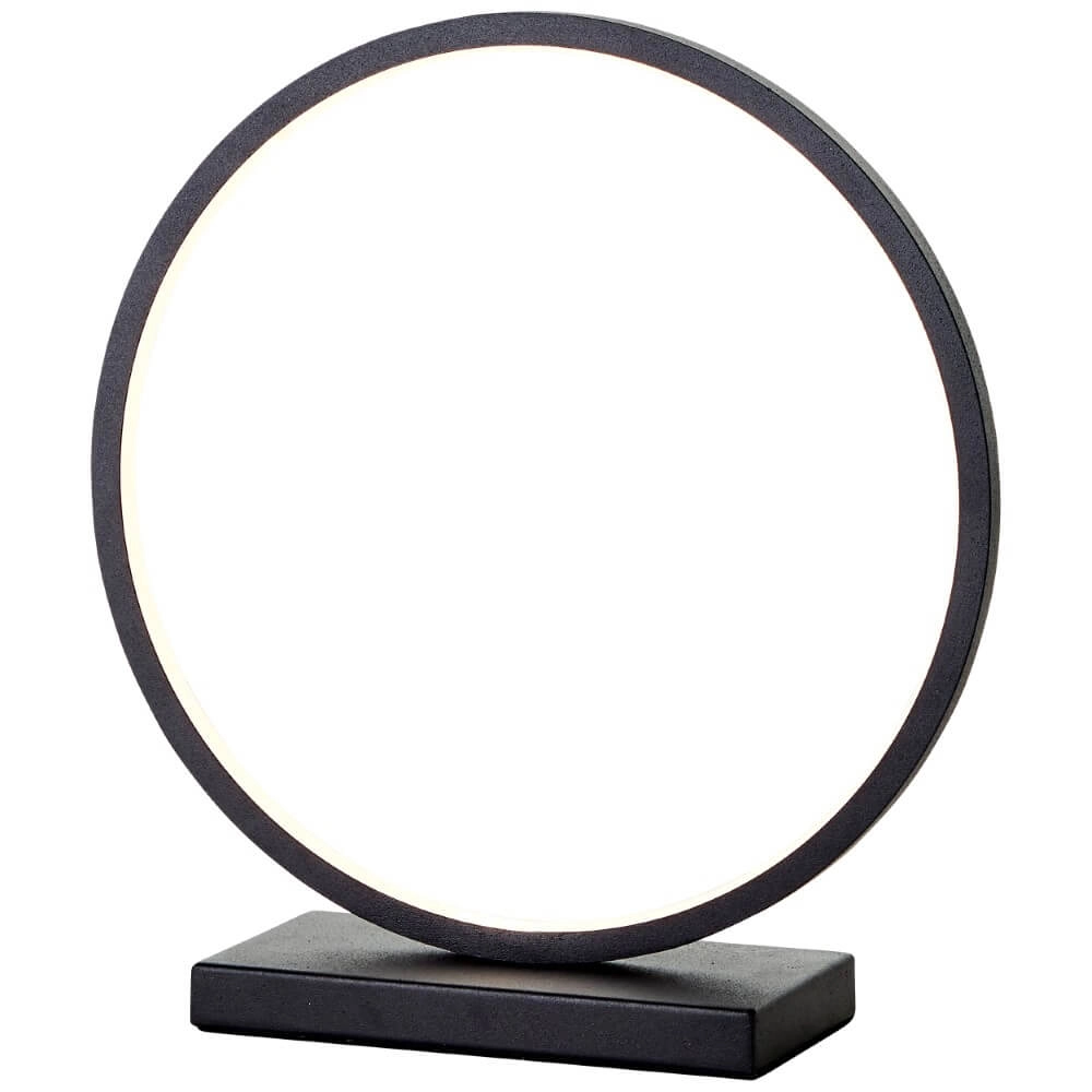 Tischlampe Chaumont rund schwarz Brilliant 4004353414985