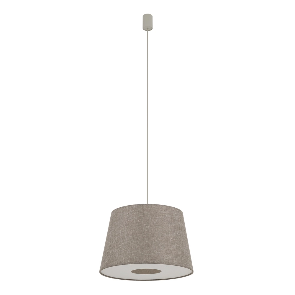 Pendellampe Tutoia sandbraun Ø 46 cm