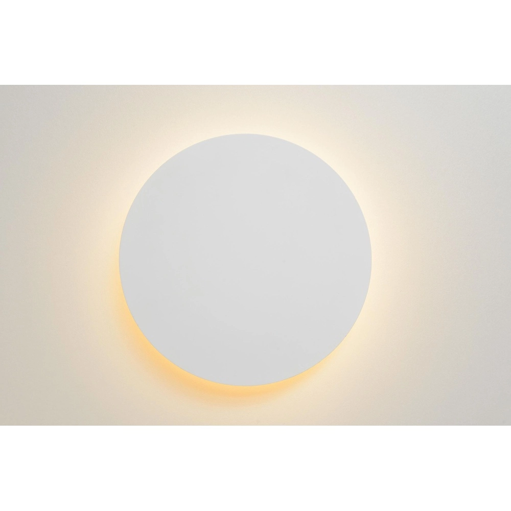 Design-Wandlampe Eklyps Led Ø 25 cm weiß Lucide 5411212460264