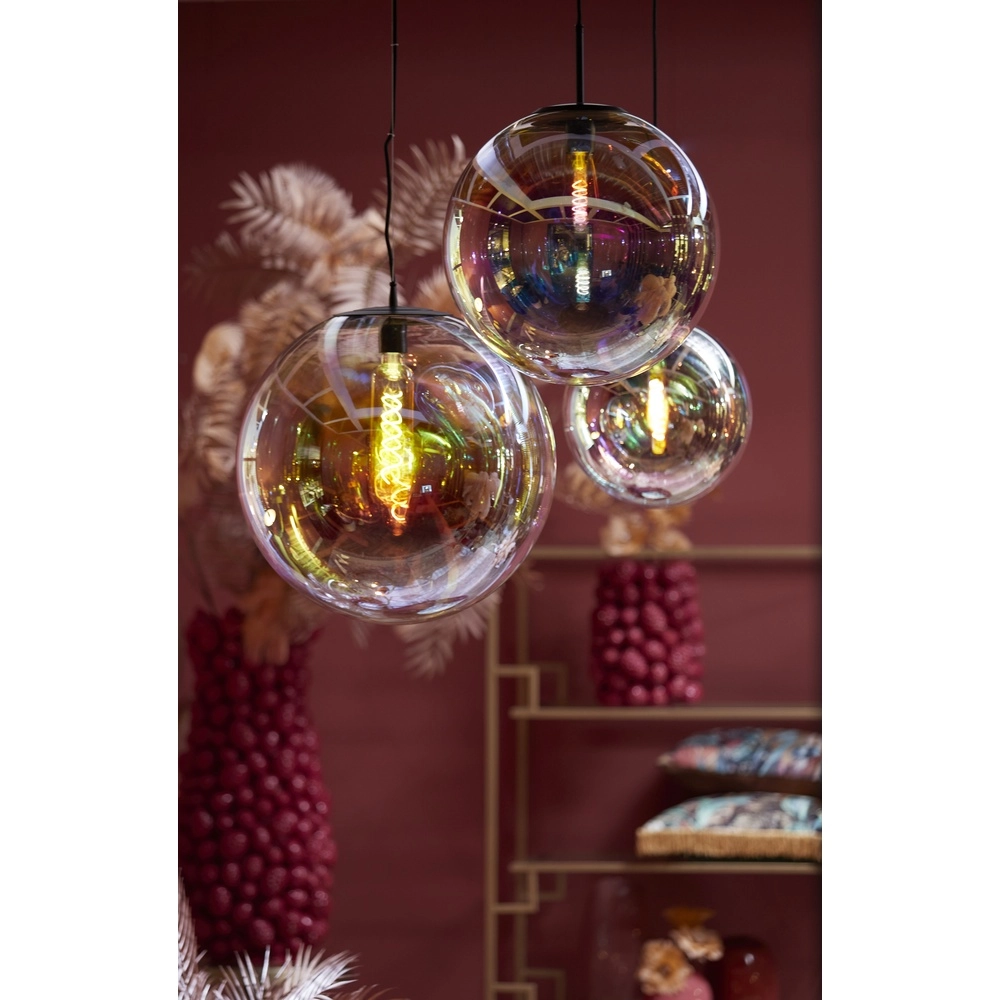 Ø 48 cm Pendellampe Medina Regenbogenglas Light & Living 8717807665814