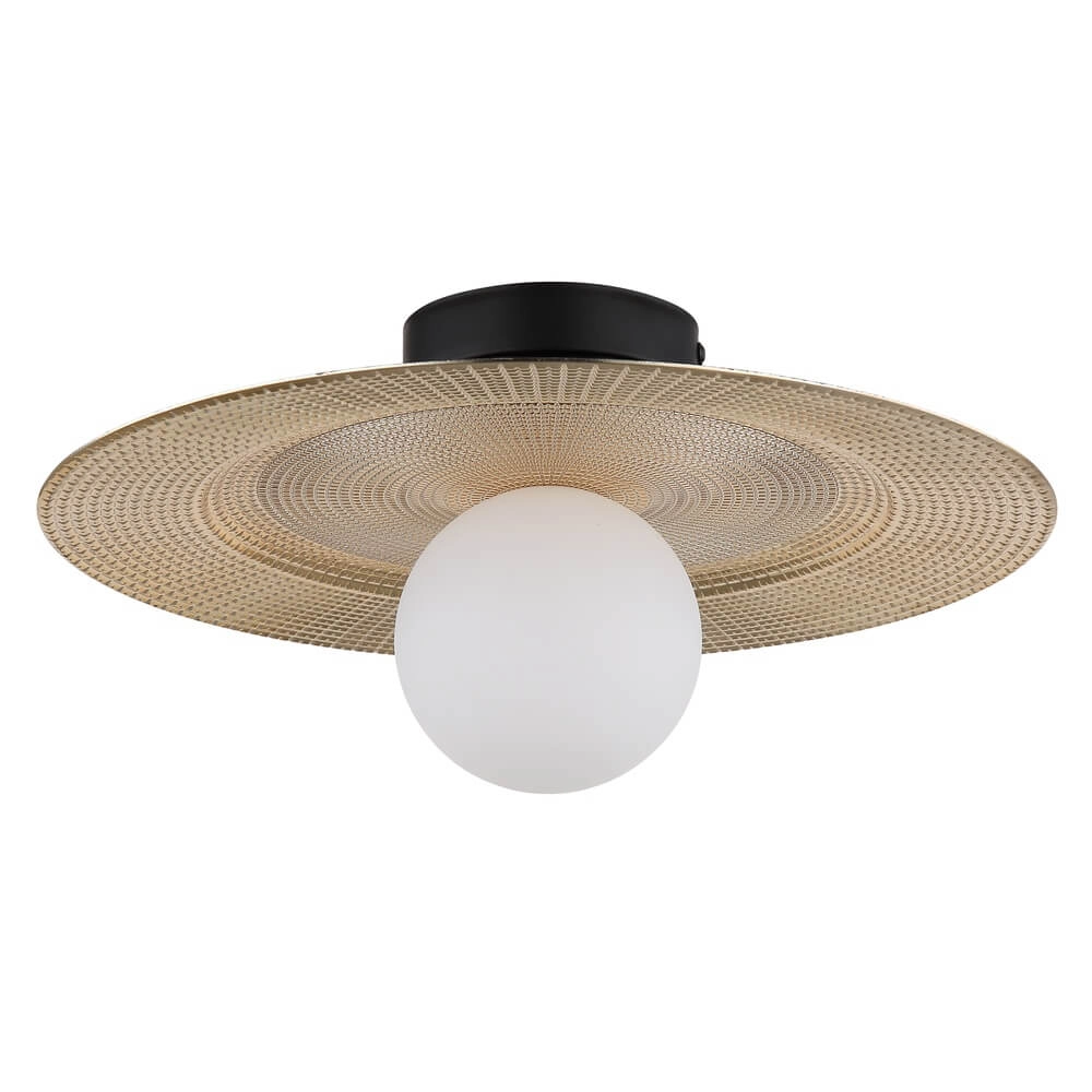 Goldene Deckenleuchte Riga Ø 33cm