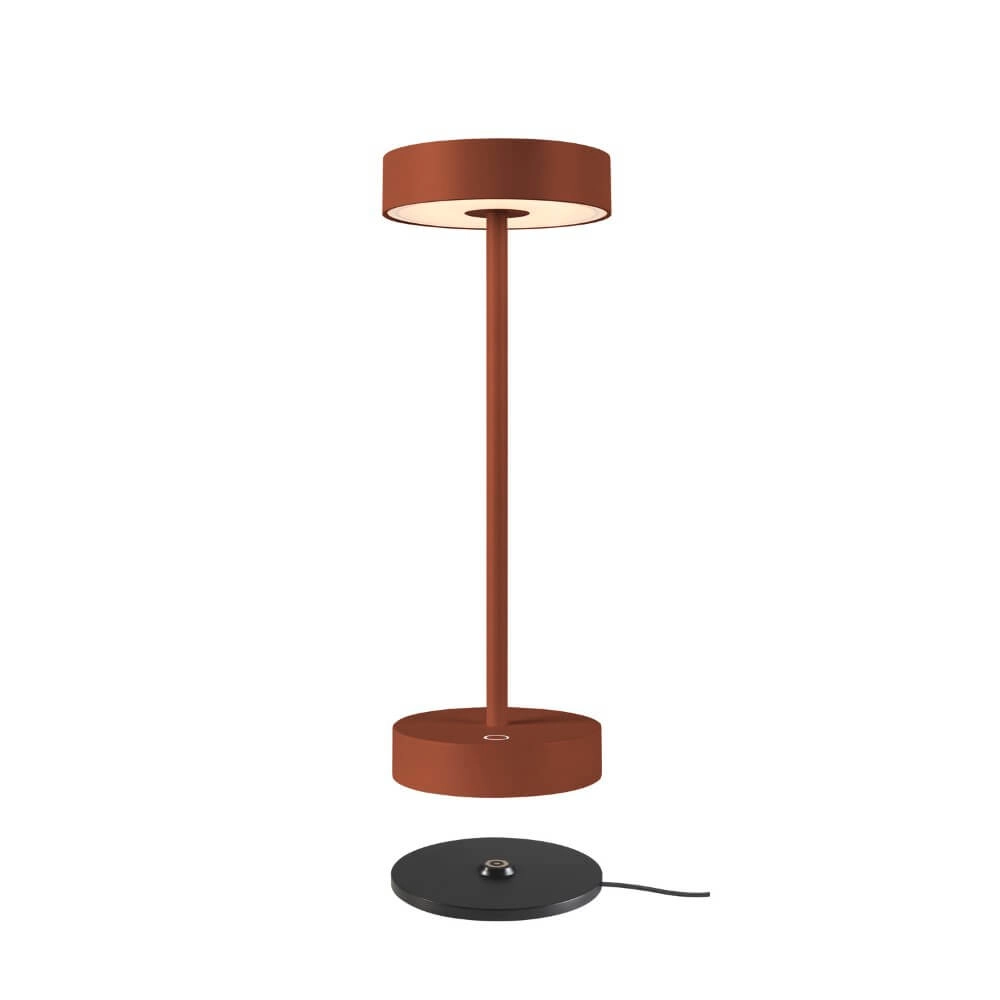 Tischlampe für den Außenbereich Vinolina Rost - wiederaufladbar SLV 4024163276283