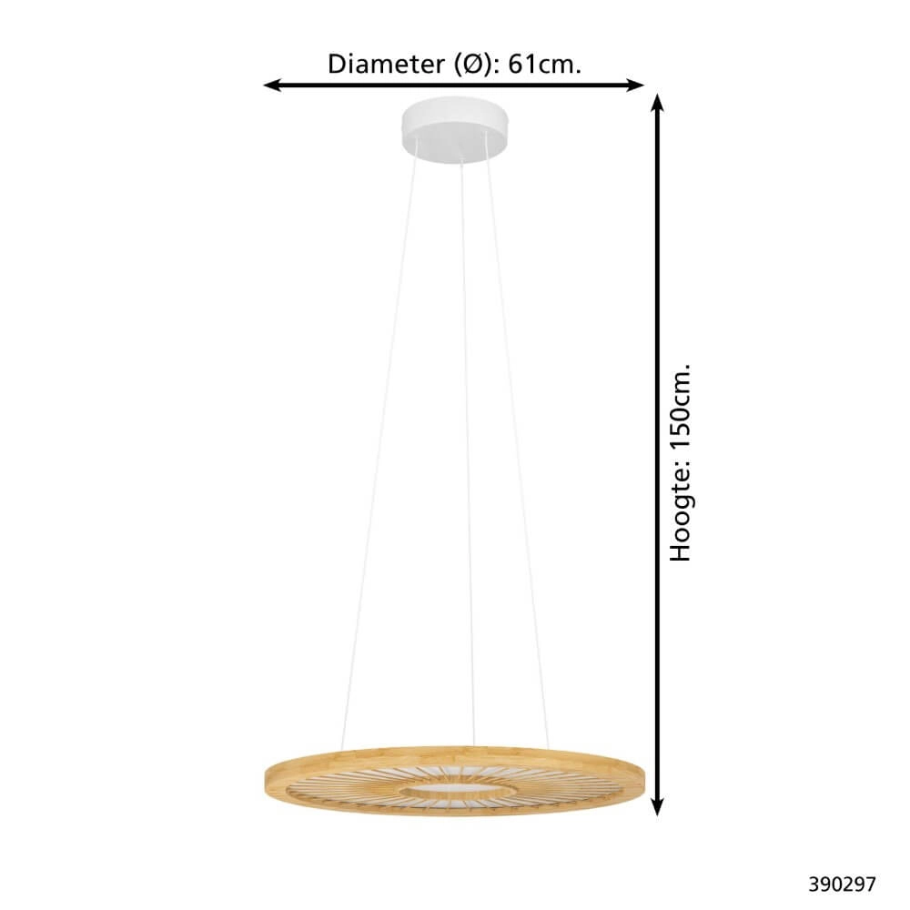 Design-Hängelampe Dehesa Ø 61cm x 150cm Stars of Light 9008606274314
