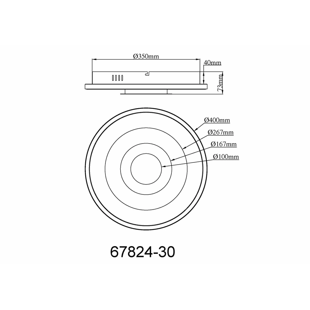 Design-Deckenlampe Miles Silbergrau Globo 9007371586721