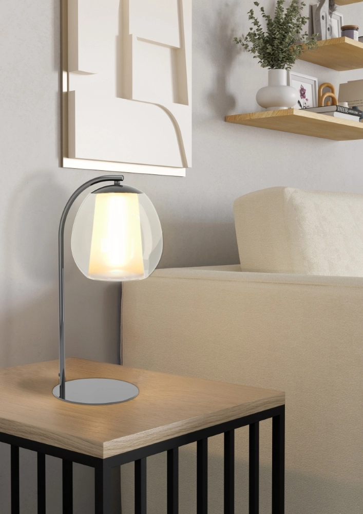 Design-Tischlampe Menorca grau Stars of Light 9008606360017