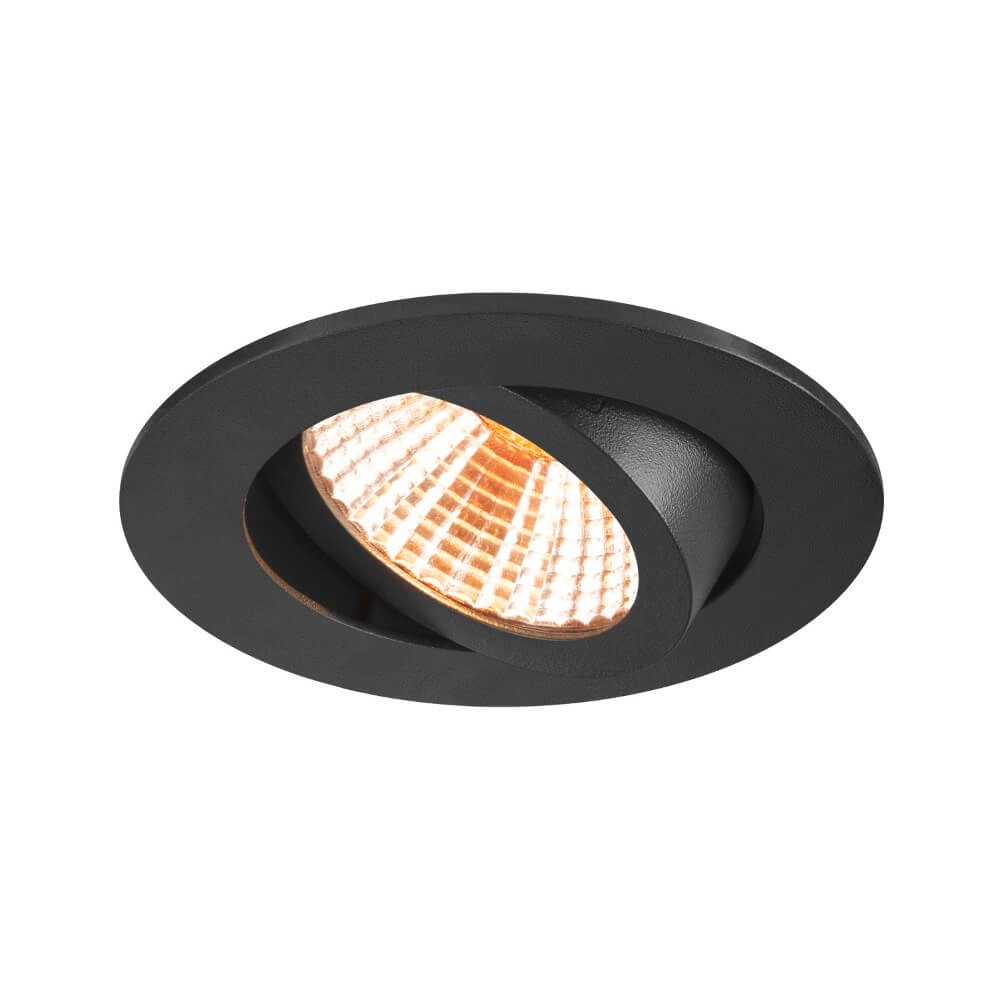 Runder LED-Spot New Tria 68 DTW Schwarz – 1800–3000 K – 700 lm – 38 g SLV 4024163277433