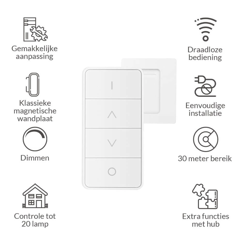 Starterpack - 1x E27 - 2700K - 1x remote AduroSmart 644558228778