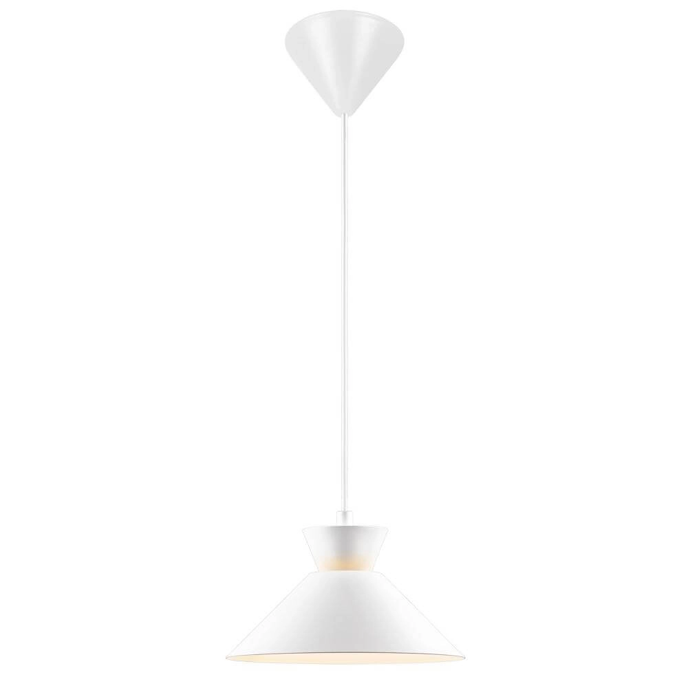 Schlanke Pendelleuchte Dial weiß Ø 25cm