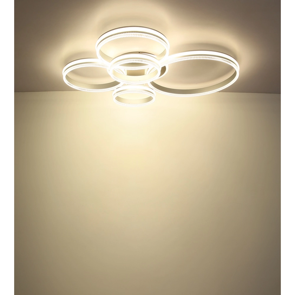 Deckenlampe Francine Gunmetal 5 Ringe Globo 9007371580644