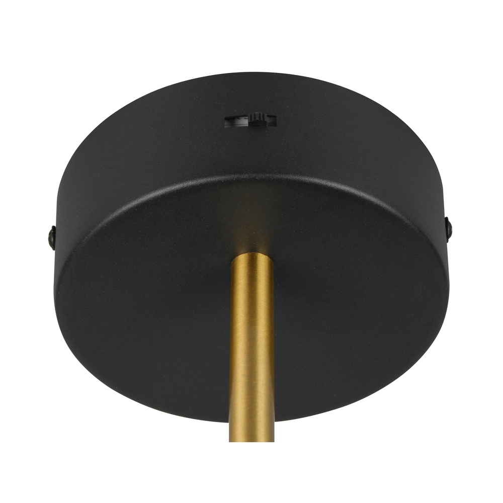 Moderne Wandleuchte Keaton schwarz mit gold Trio 4017807655742