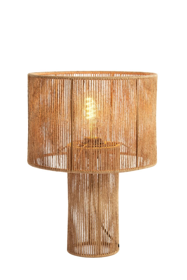 Tischleuchte aus Rattan Lavatera Ø 30cm