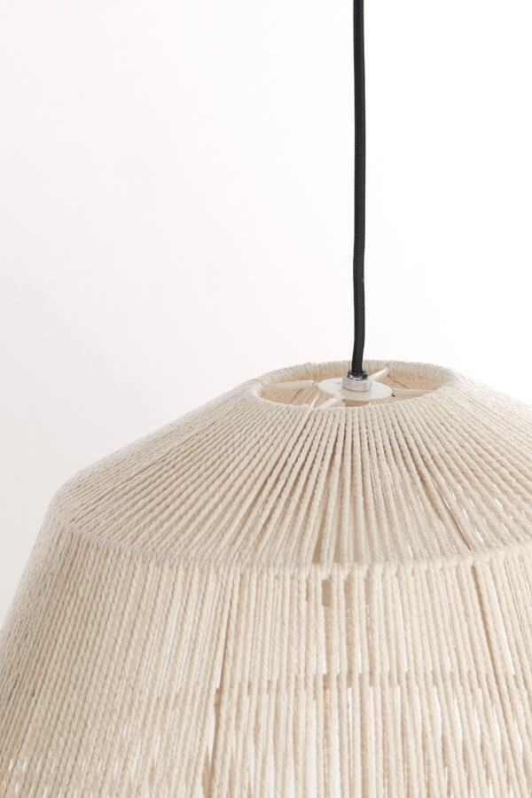 Skandinavische Pendelleuchte Deya creme Ø38cm Light & Living 8717807744953
