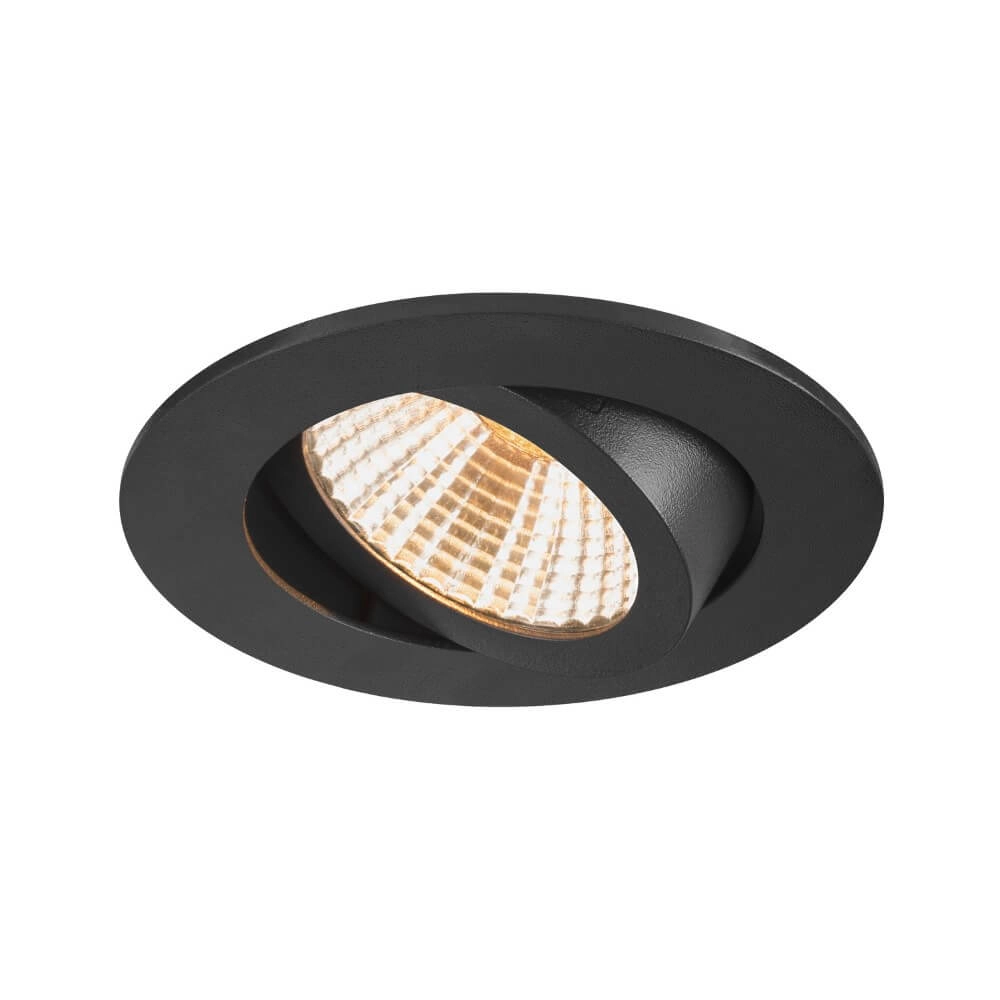 Runder LED-Spot New Tria Uni Schwarz - CCT - 600lm - 38g SLV 4024163277334