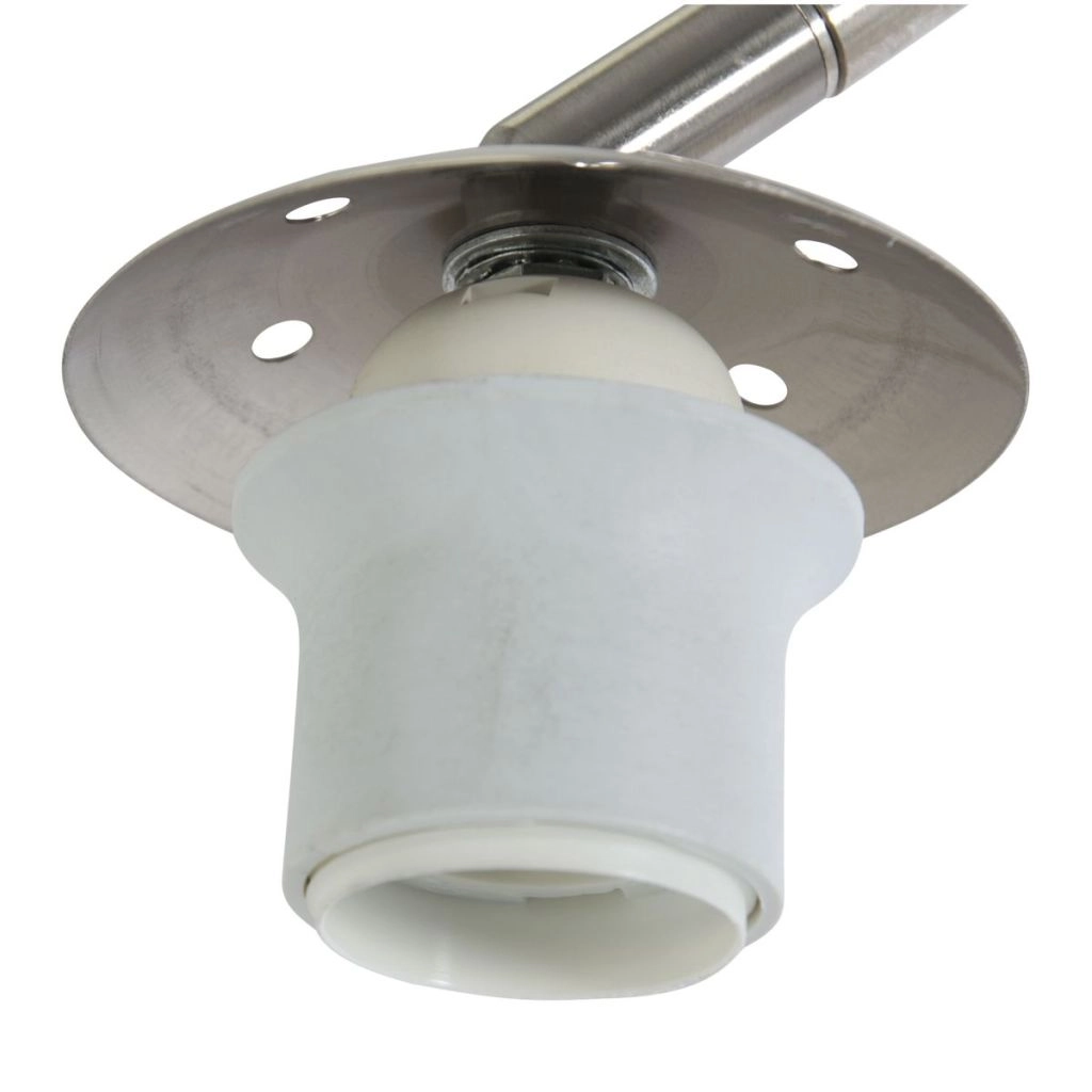 Lichtbogenlampe Vela Lino mit schwarzem Farbton Ø60 cm Steinhauer 8712746183535