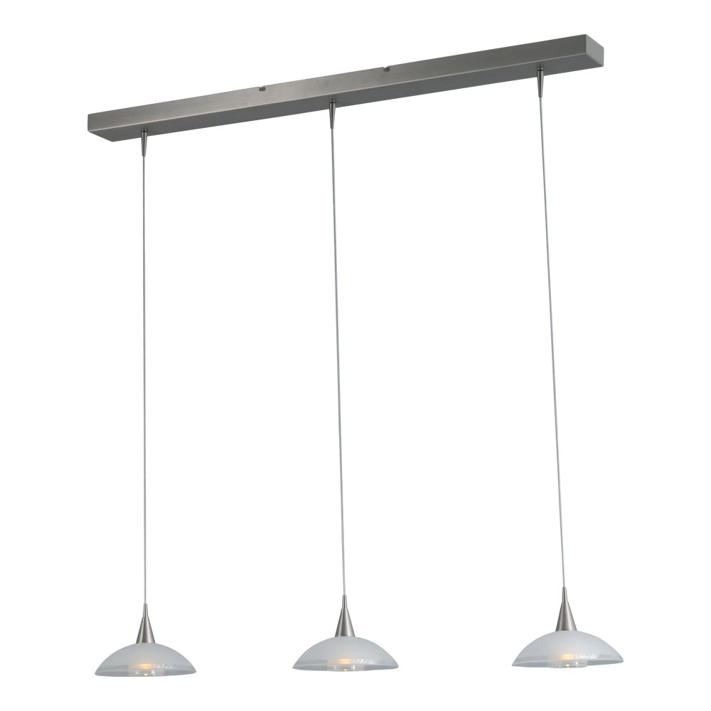 Esszimmerlampe Melani 3-Licht-Nickel Masterlight 8718121212241