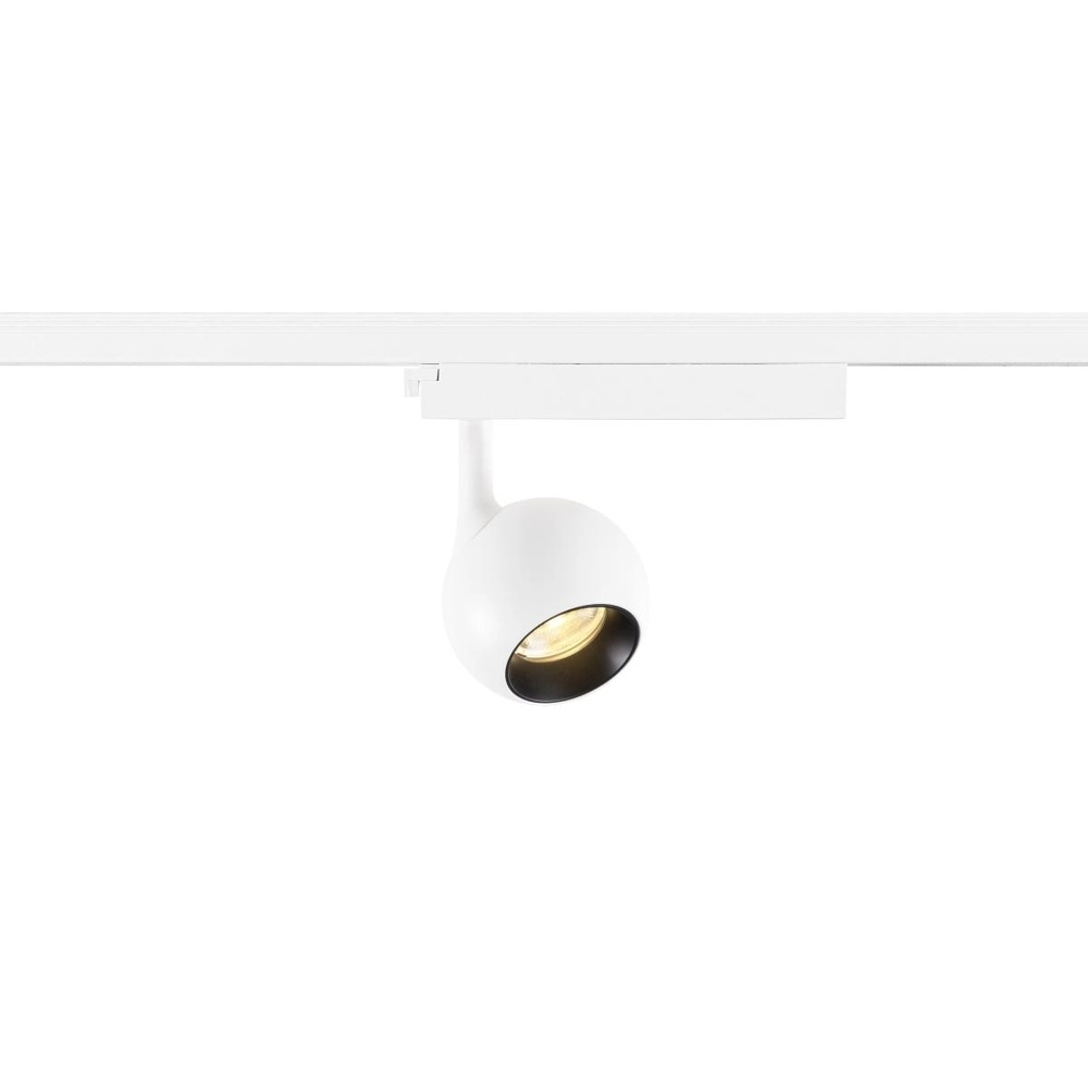 Gleisplatz Light Eye 2.0 1-phasig weiß mit schwarz 3000K SLV 4024163315739