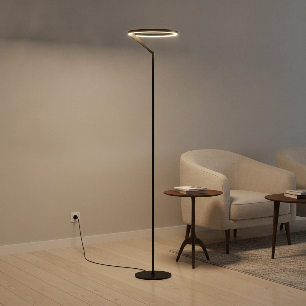 Stehlampe Tilia schwarz
