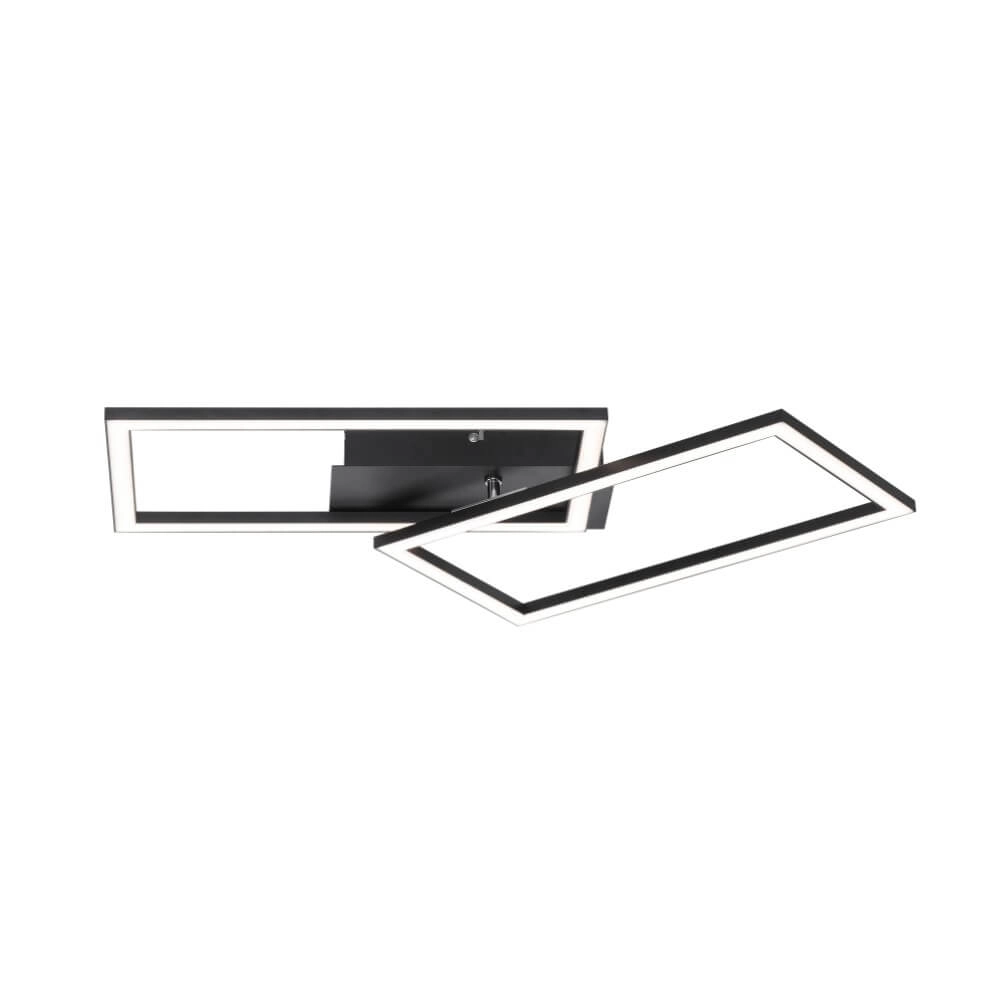 Schwarze Deckenlampe Iven mit LED Paul Neuhaus 4043689981983