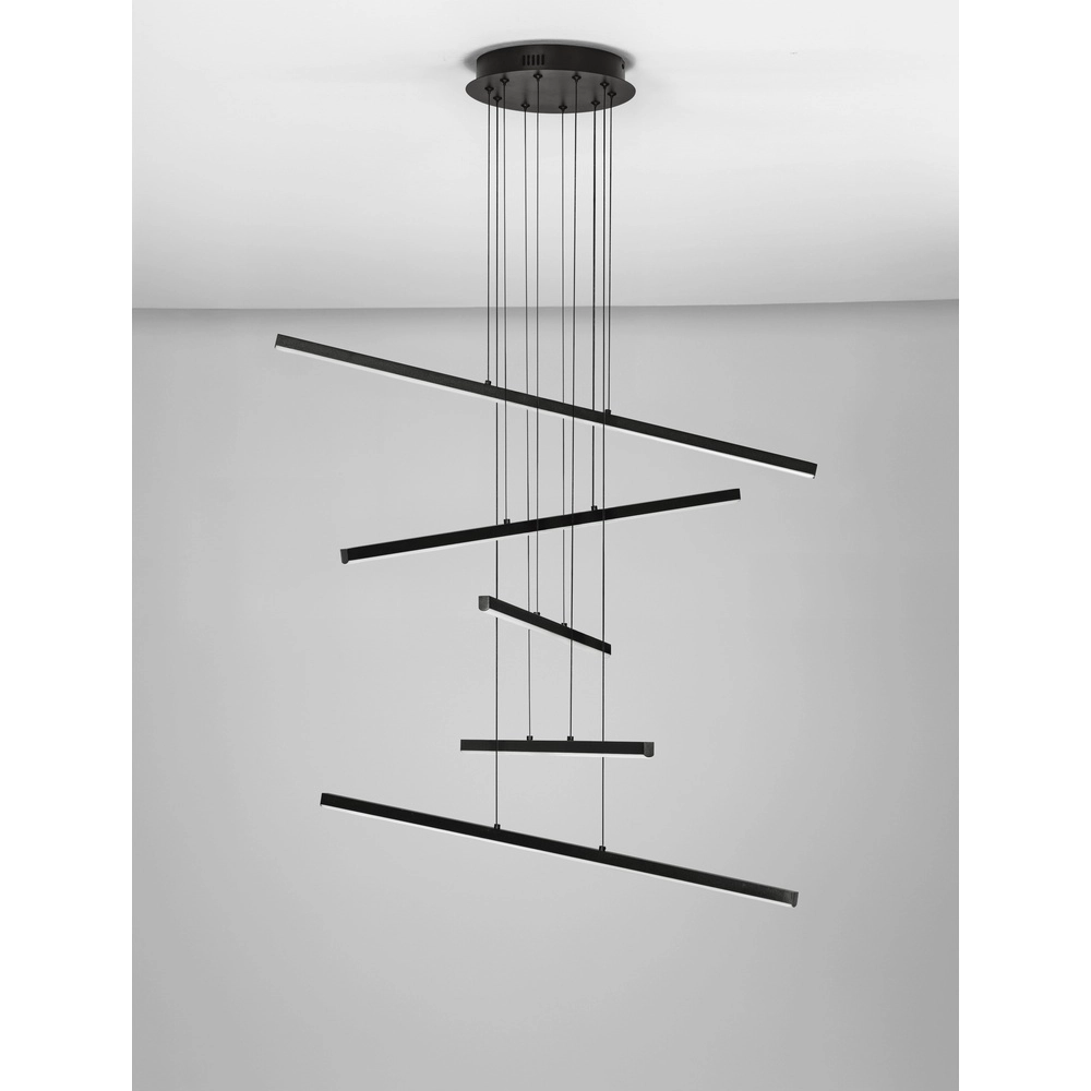 Design-Pendelleuchte Gratta schwarz Lyora 5212017468543