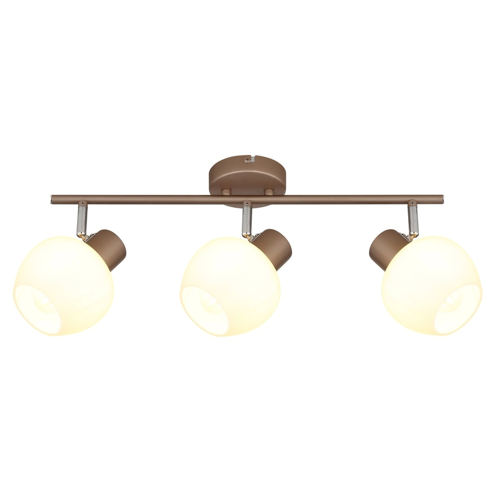Deckenlampe Eileen 3-hell Kaffeebraun Globo 9007371592562