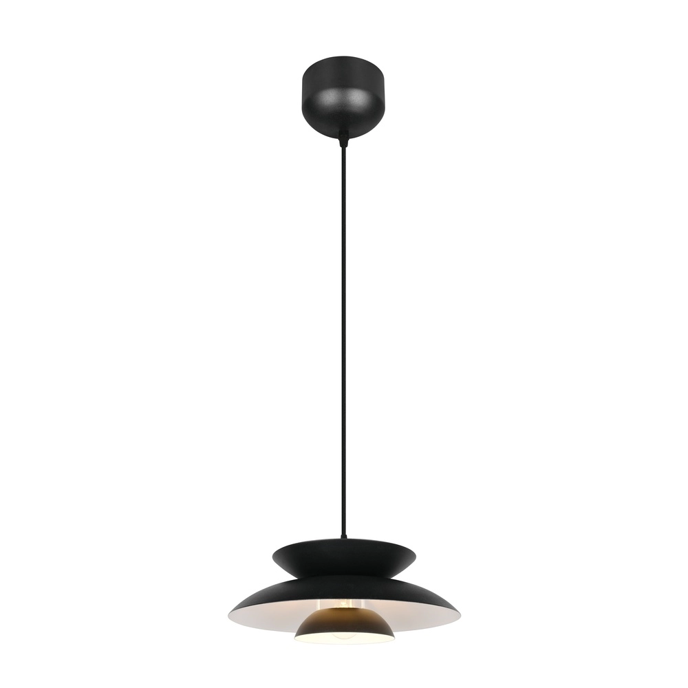 Pendellampendesign Amarila schwarz Ø 40 cm Trio 4017807682786