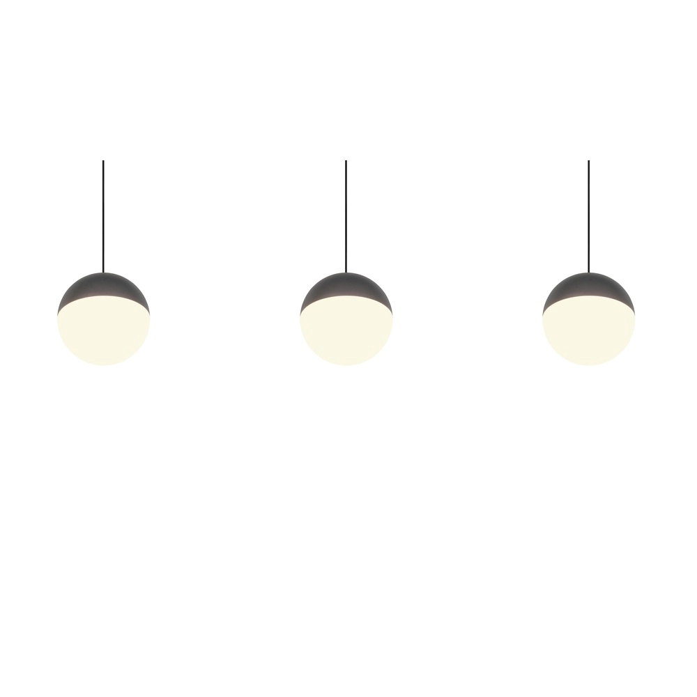 3-Licht Pendellampe Senta Anthrazit Trio 4017807697858