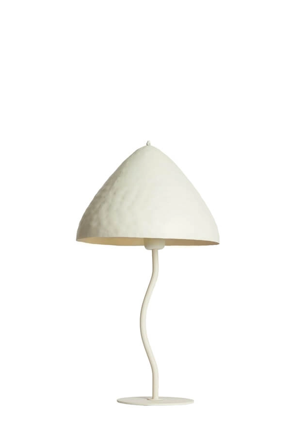 Tischlampe Elimo Ø 25cm x 50cm weiß Light & Living 8717807705176