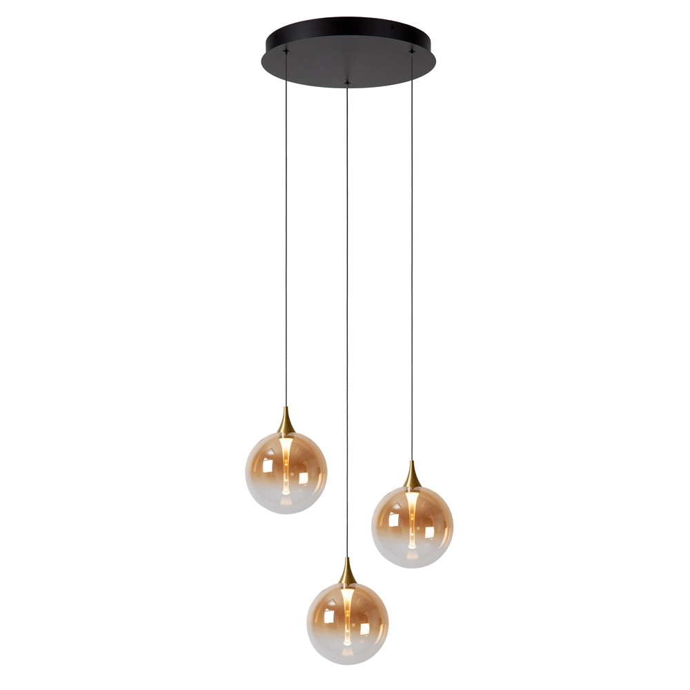 Design-LED-Pendelleuchten Gisela Fading – 3x Ø 16 cm Premium by Lucide 5411212134790