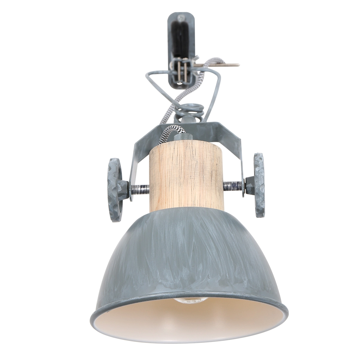 Klemmstelle Gearwood Zinkgrau mit Holz Steinhauer 8712746133776