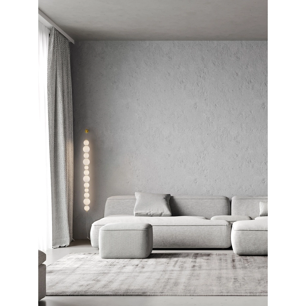 Einzigartige Wandlampe Perla Gold