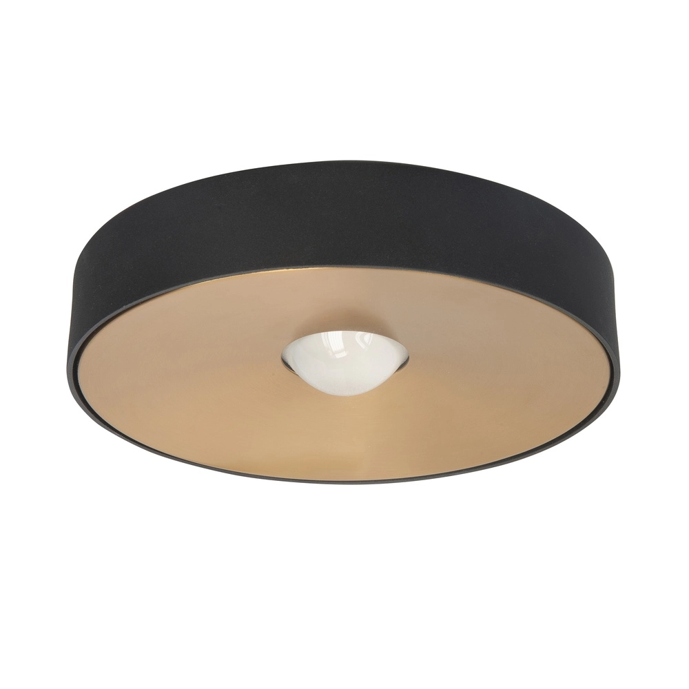 Deckenlampe Bright schwarz mit Messing Ø 20cm Highlight 8718379046452