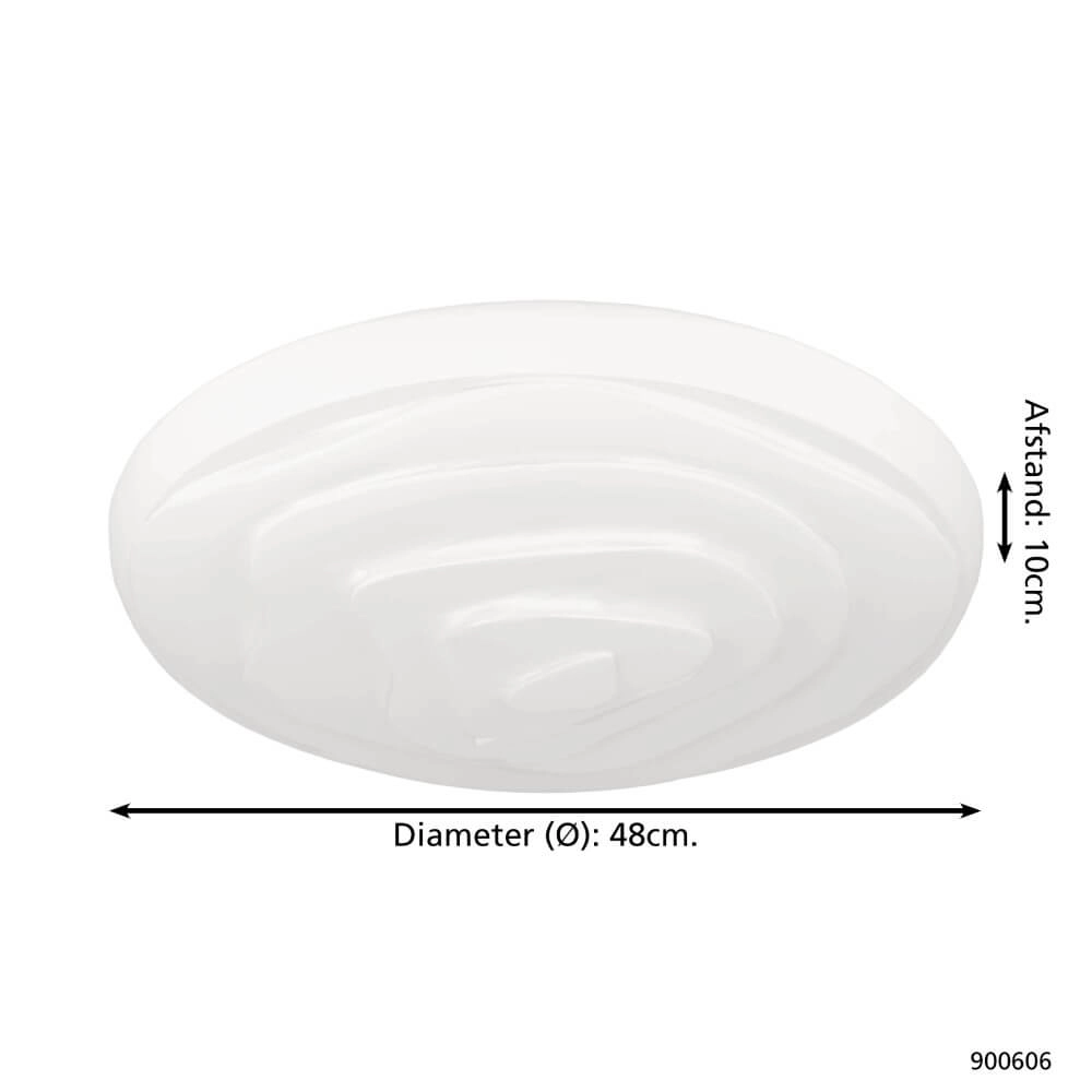 LED-Deckenleuchte Battistona Ø 48cm Eglo 9008606245048