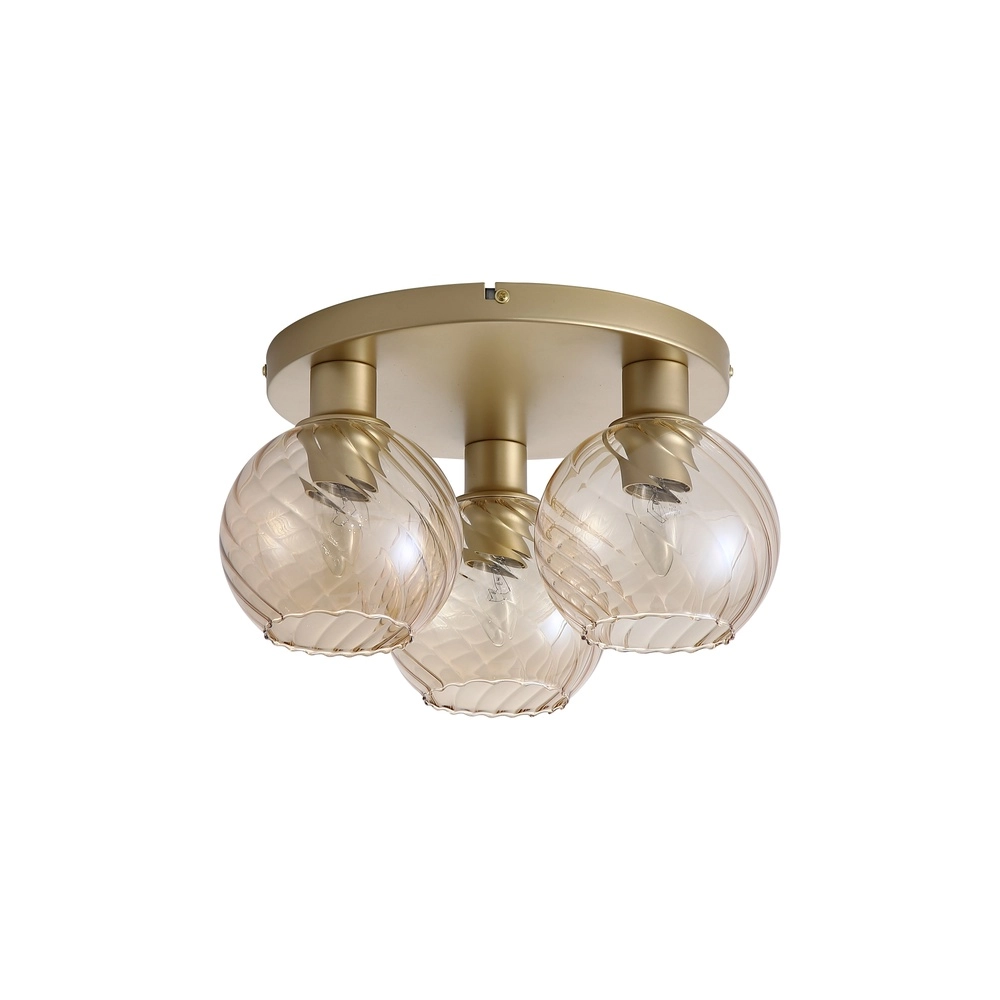 Deckenlampe Radiance 3-flammiges Gold Searchlight 5053423307312