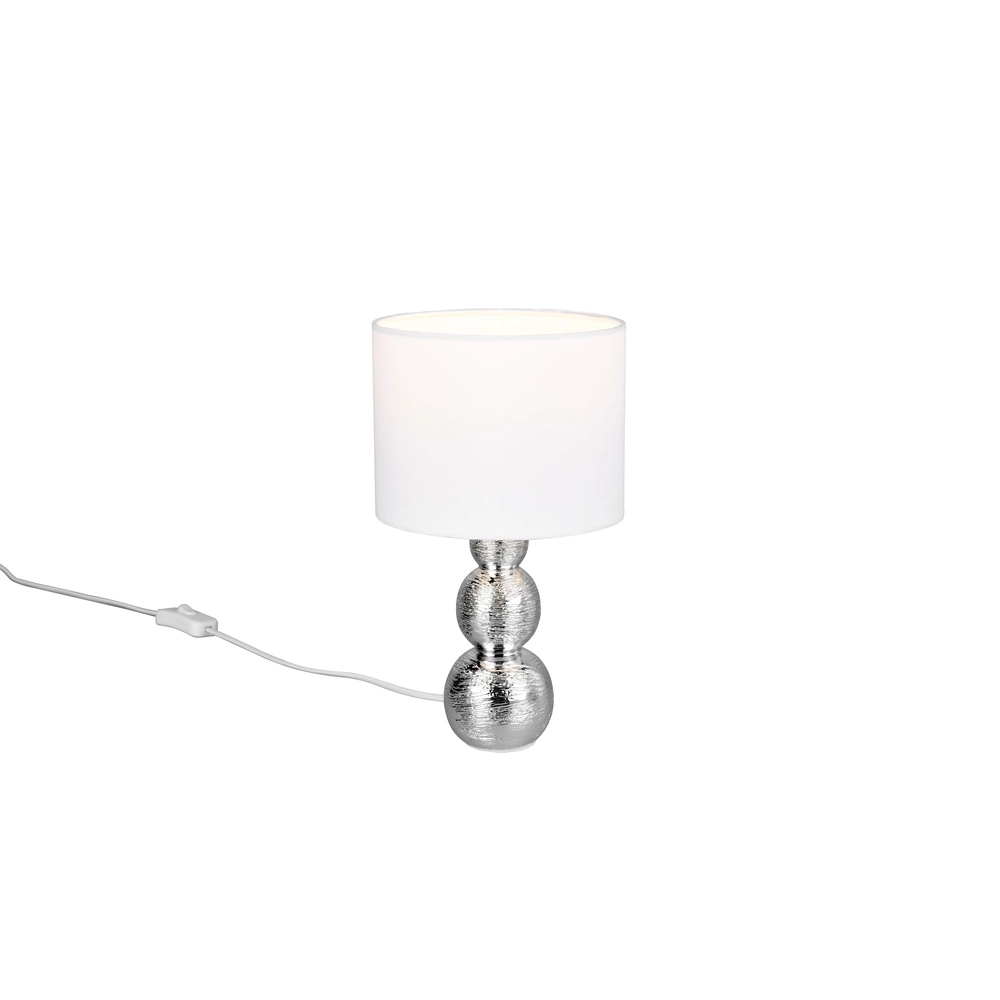 Tischlampe Lova Silbergrau Trio 4017807682663