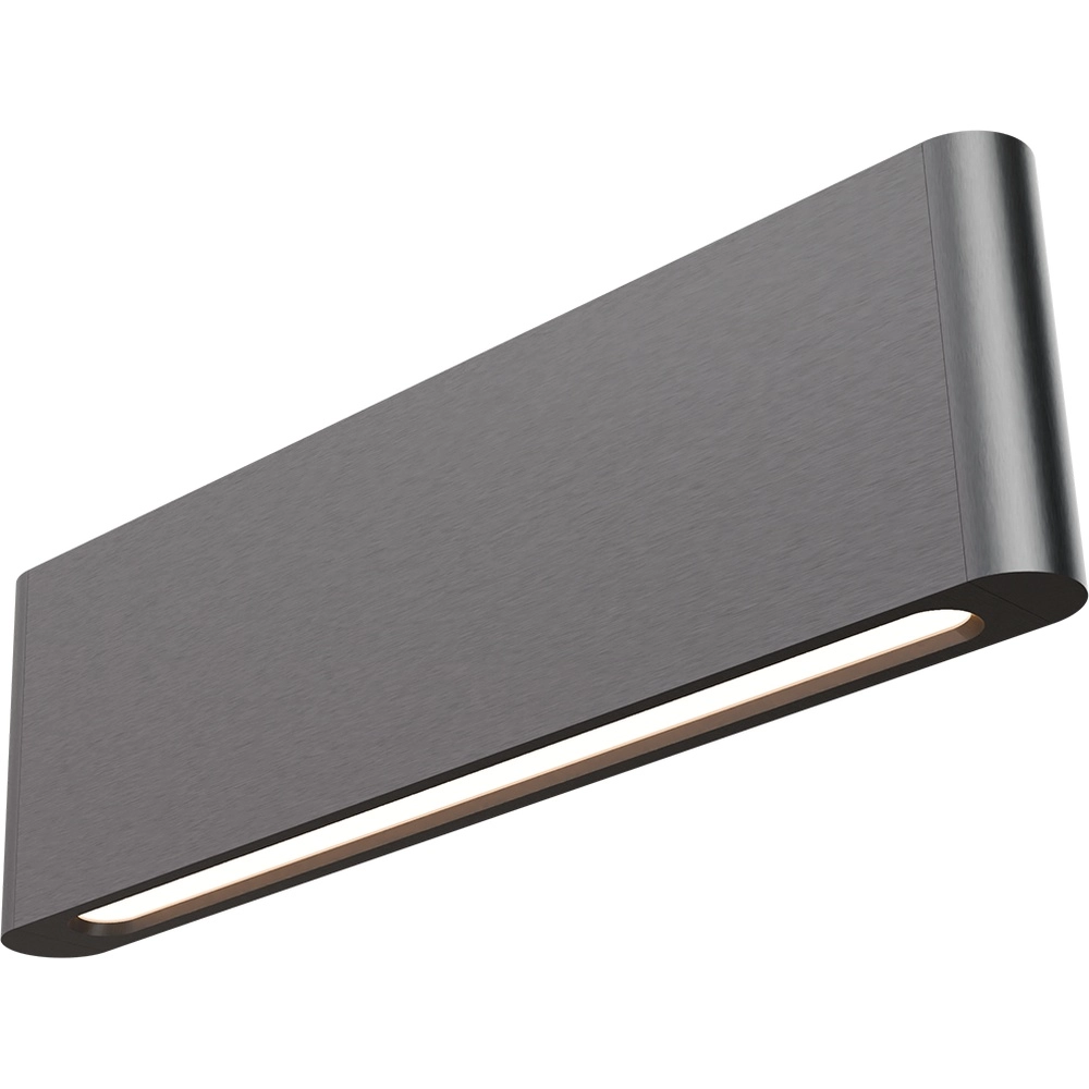 Moderner Wandstrahler Atina 34cm Nickel
