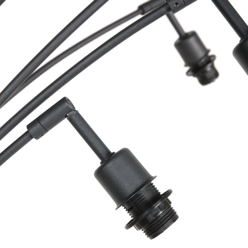 Standlampe 5-Leuchten Sumba mit Bambusschirmen Ø12 cm Steinhauer 8712746182873